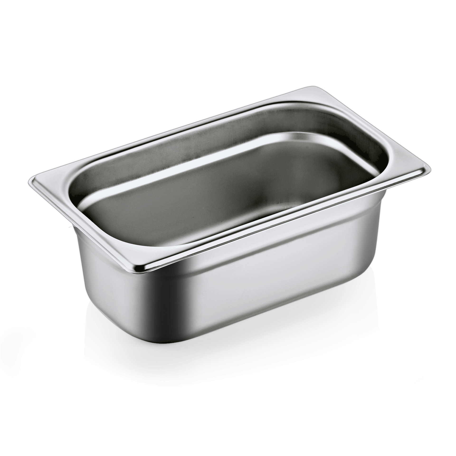 WAS Germany GN Behälter 1/4, Serie GN 90, Inhalt 2,8 Liter, Materialstärke 0,7 mm (9014100)