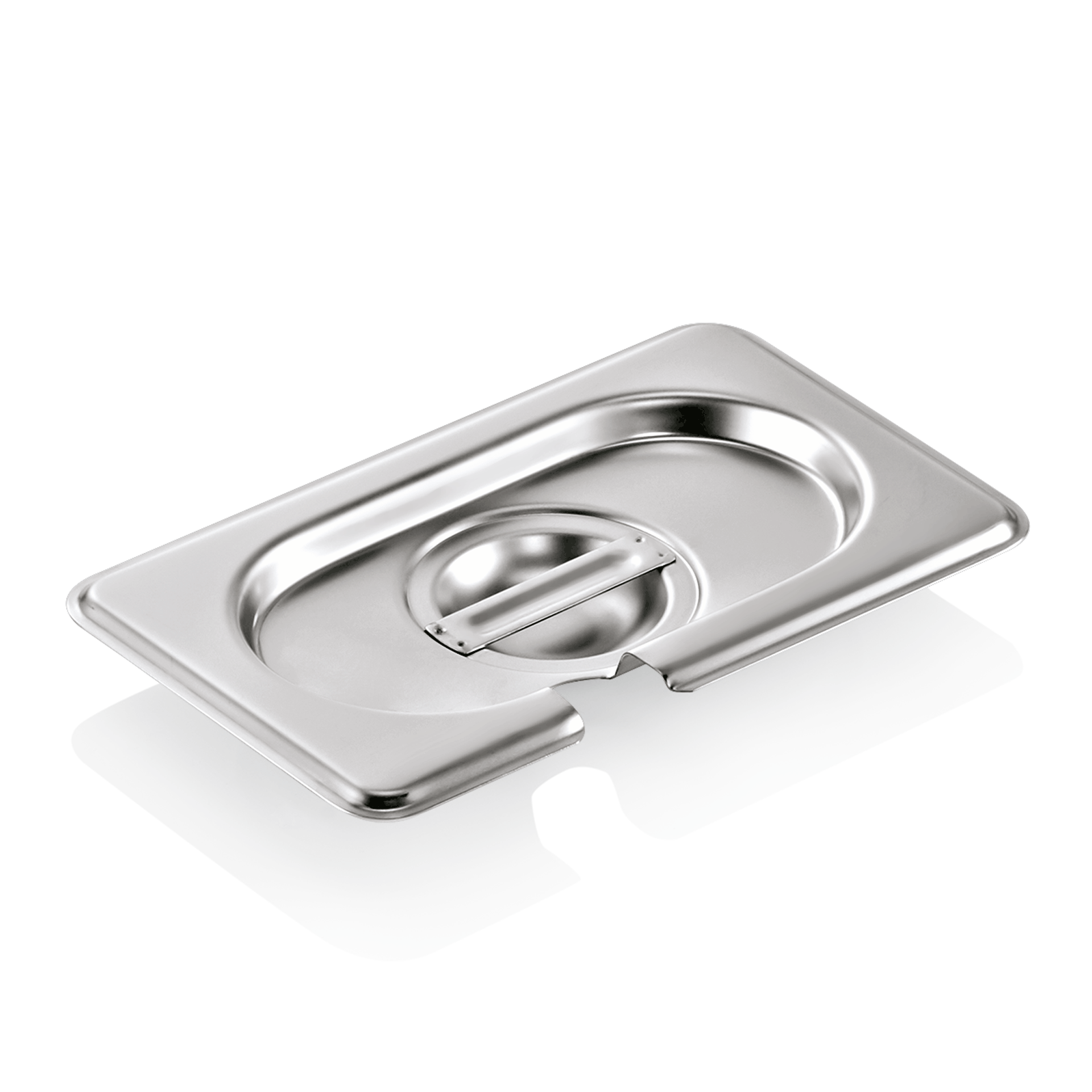WAS Germany GN Deckel mit Löffelaussparung 1/9, Serie GN 90, Materialstärke 0,7 mm (9019002)