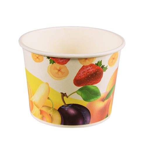 Papstar 10x 50 Eisbecher, Pappe rund 500 ml Ø 11,2 cm · 7,8 cm