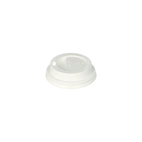 Papstar 24x 50 Dom-Deckel, PS "To Go" rund Ø 6 cm · 2 cm weiss