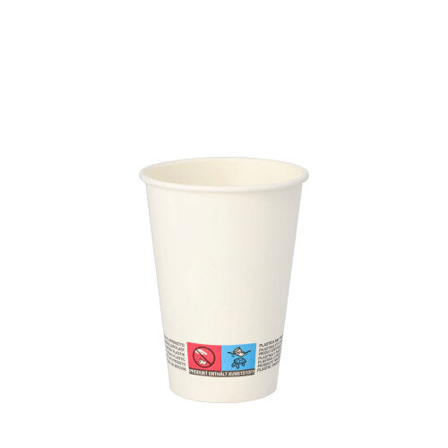 Papstar 25x 80 Automatenbecher, Pappe "To Go" 0,18 l Ø 7 cm · 9,2 cm weiss