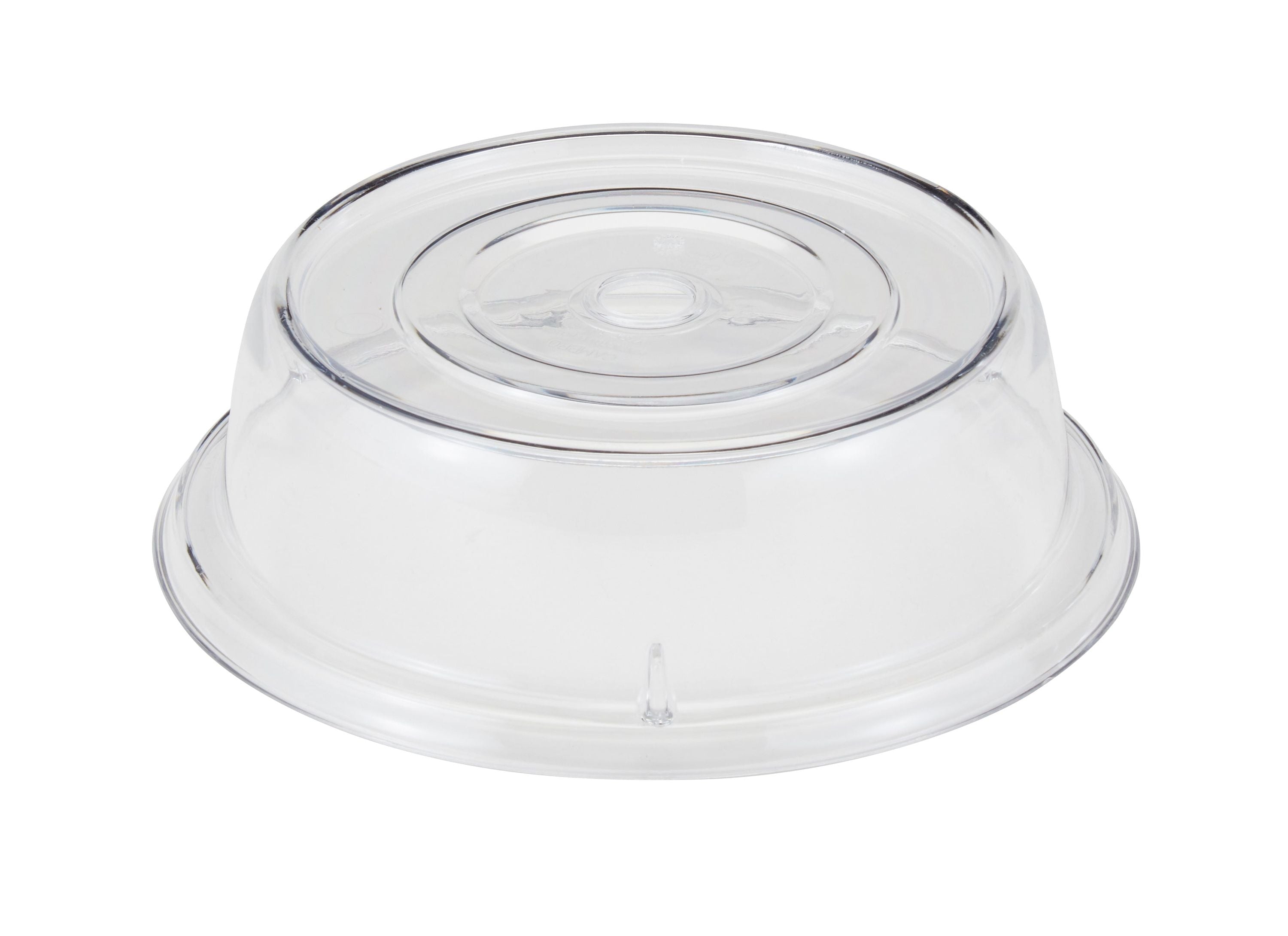 Cambro Camcovers® Tellerabdeckhaube aus Camwear® Polycarbonat, 24,1cm Durchmesser, durchsichtig , 12 Stück im Karton - 905CW152