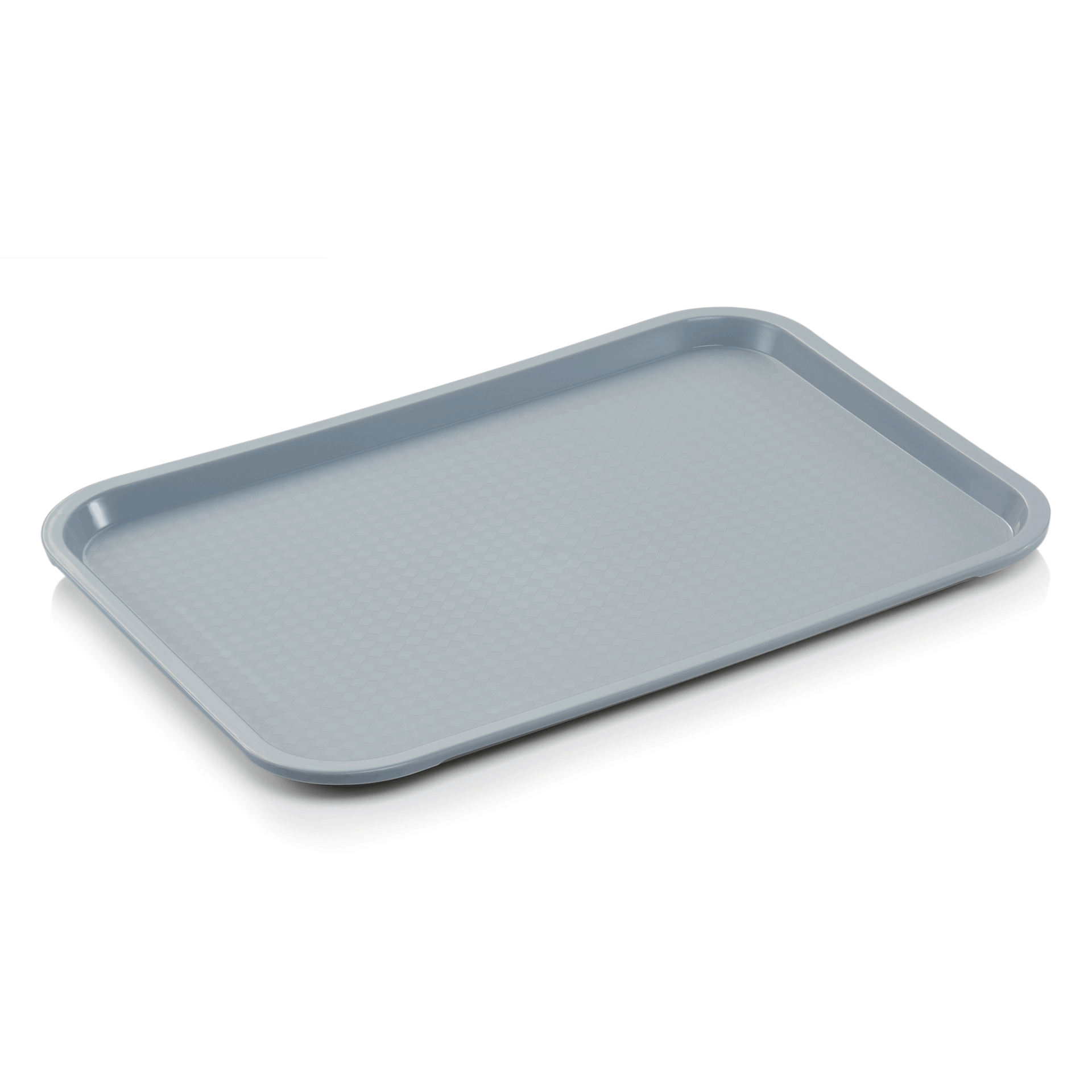 WAS Germany 1x Fast Food Tablett, 45,5 x 35,5 x 2 cm, lichtgrau, Polypropylen  (9220455)