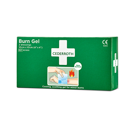 Papstar 24x 2 "Cederroth" Burn Gel Dressing Verband 10 cm x 10 cm