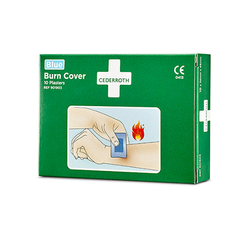 Papstar 10x 10 "Cederroth" Burn Cover, Hydrogelplaster 74 mm x 45 mm