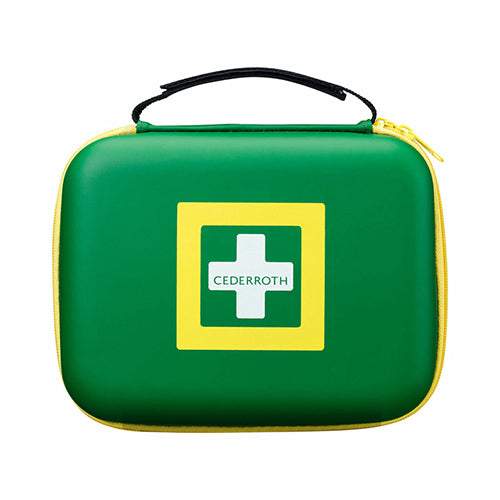 Papstar 6x "Cederroth" First Aid Kit Medium 19 cm x 23,1 cm x 7,8 cm grün