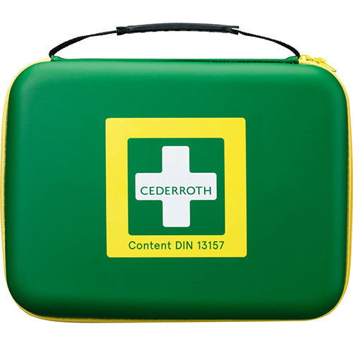 Papstar 5x "Cederroth" First Aid Kit Large DIN 13157 26 cm x 31 cm x 8,6 cm grün
