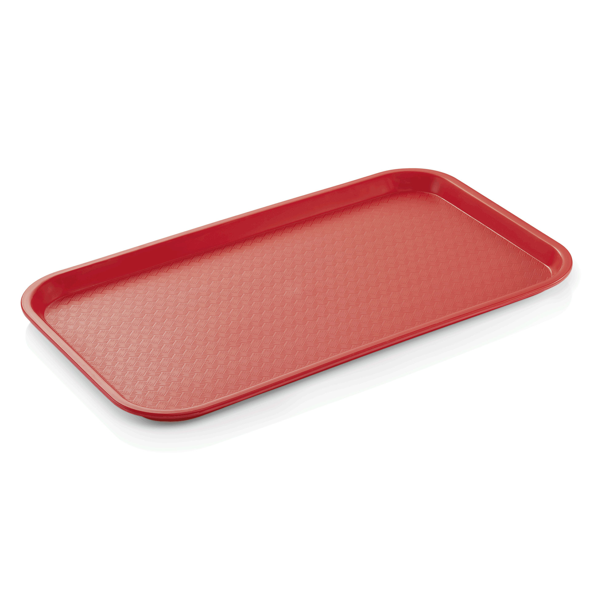 WAS Germany Fast Food Tablett (GN1/1), Polypropylen, Rot, 53x32,5x2cm (9284530)