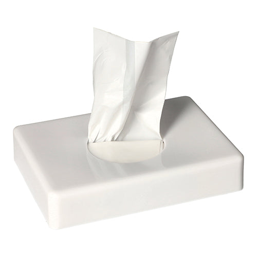 Papstar 24x "Medi-Inn®" Halter 13,3 cm x 9,7 cm x 2,6 cm weiss für Hygienebeutelbox