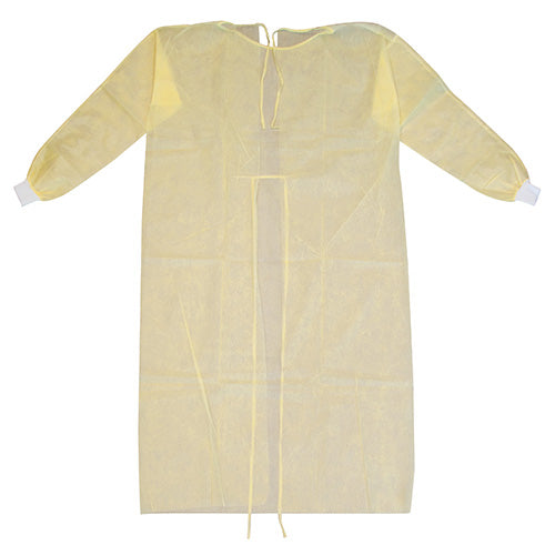 Papstar 10x 10 "Medi-Inn®" Schutzkittel 139 cm x 139 cm gelb