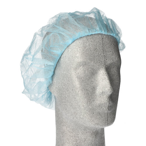 Papstar 10x 100 "Medi-Inn®" Barett-Hauben, Vlies Ø 52 cm blau