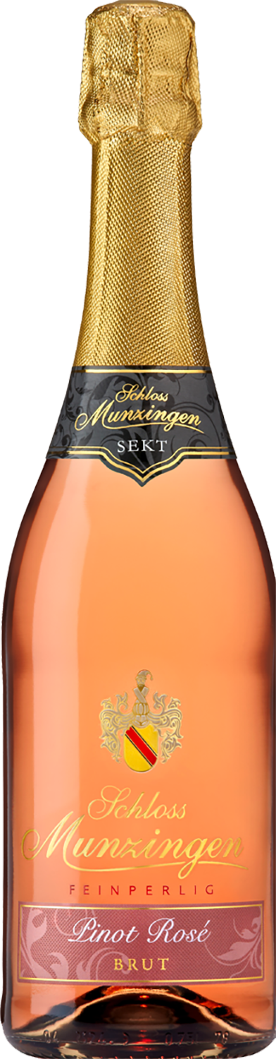 6x Schloss Munzingen Pinot Rosé, Sekt, Jahrgang: 2024, Inhalt: 750ml