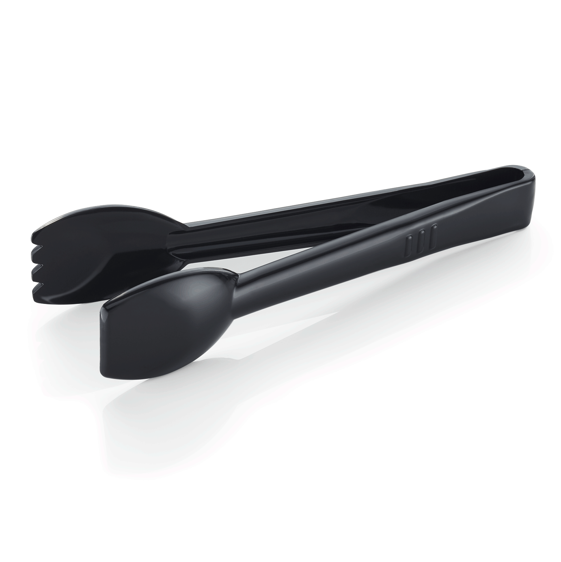 WAS Germany 6x Salatzange Set, 23 cm, schwarz, Polycarbonat  (9436231)