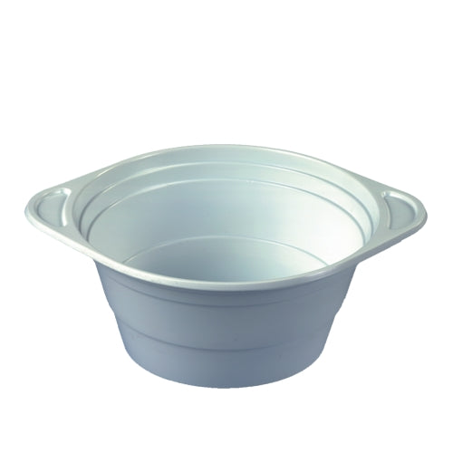 Papstar 10x 100 Suppenschalen, PP rund 750 ml Ø 15,6 cm · 6,5 cm weiss mit Anfasser