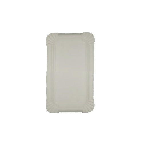 Papstar 10x 250 Teller, Pappe [rc] eckig 9 cm x 15 cm weiss