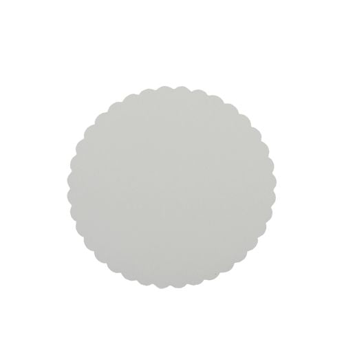 Papstar 5x 100 Tortenunterlagen, Pappe [rc] rund Ø 22 cm weiss