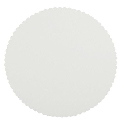 Papstar 5x 100 Tortenunterlagen, Pappe [rc] rund Ø 32 cm weiss