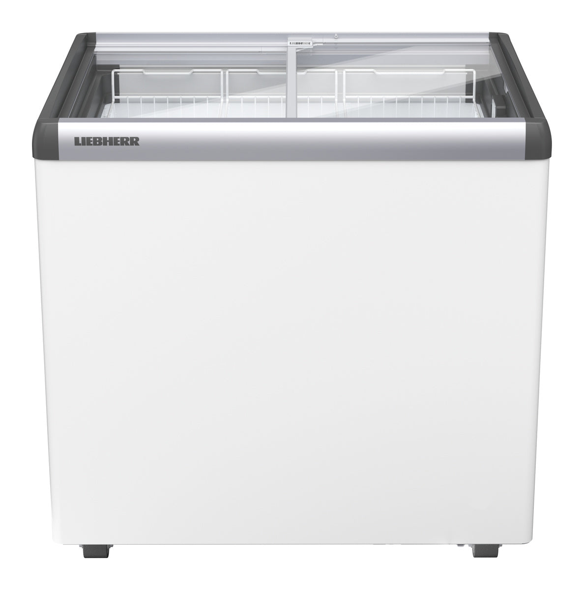 Gefriertruhe (mit Glasschiebedeckel), Stahl und Glas, Weiß, 0,443kW, 230V, 219L, 835x660x825mm (EFE 2252)