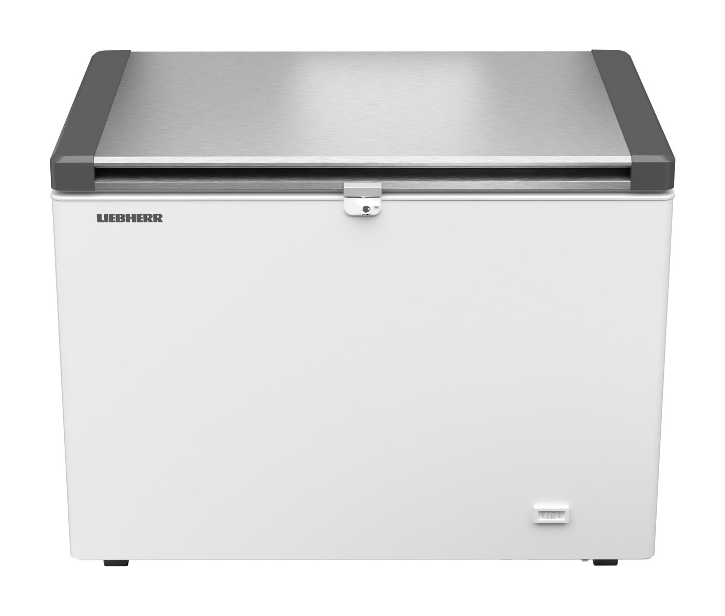 Gefriertruhe (mit Hebedeckel), Stahl und Edelstahl, Weiß und Silber, 0,561kW, 230V, 266L, 1045x710x825mm (EFL 3056)