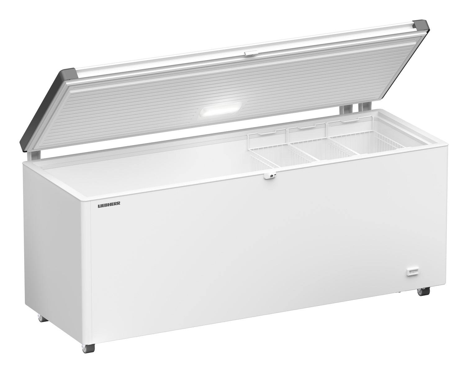Gefriertruhe (mit Hebedeckel), Stahl, Weiß, 0,841kW, 230V, 542L, 1885x710x825mm (EFL 3056)