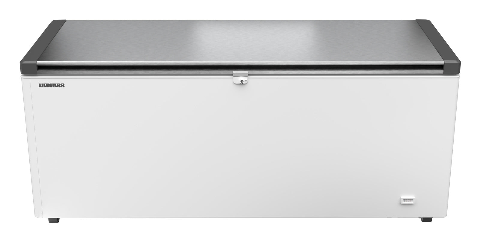 Gefriertruhe (mit Hebedeckel), Stahl und Edelstahl, Weiß und Silber, 0,841kW, 230V, 542L, 1885x710x825mm (EFL 6056)