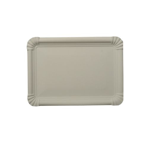 Papstar 2x 250 Teller, Pappe [ff] eckig 16,5 cm x 23 cm weiss