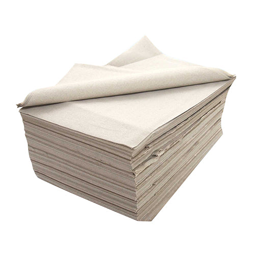 Papstar 1x 3 x Zellstoffwatte 40 cm x 60 cm grau ,5 kg ungebleicht
