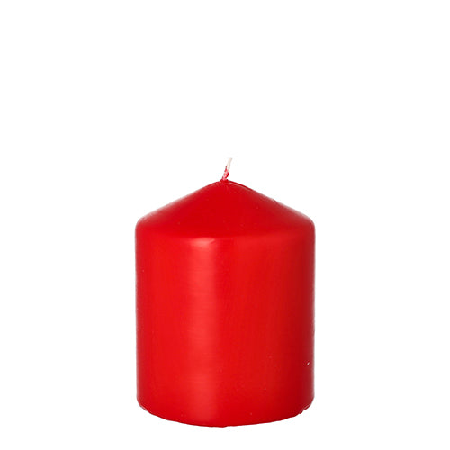 Papstar 8x Stumpenkerze Ø 80 mm · 100 mm tangorot
