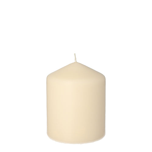 Papstar 8x Stumpenkerze Ø 80 mm · 100 mm creme