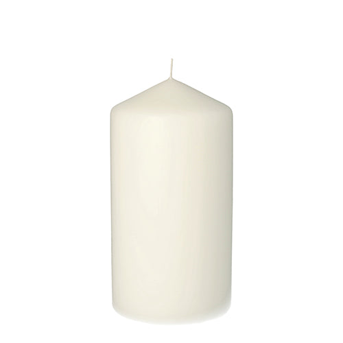 Papstar 8x Stumpenkerze Ø 80 mm · 150 mm weiss