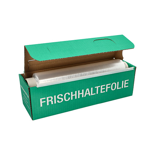Papstar 6x Frischhaltefolie (in Faltschachtel), LDPE-Folie, Transparent, Länge: 300m, Breite: 29cm
