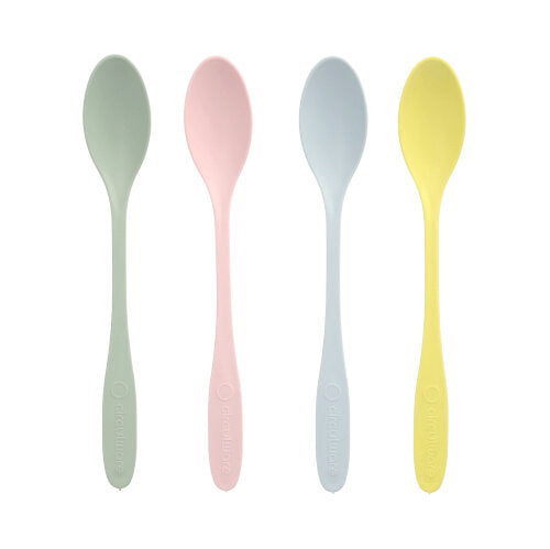 Papstar 10x 100 "Circulware by Haval" Mehrweg-Sorbetlöffel PP-MF 17,5 cm farbig sortiert extra stabil