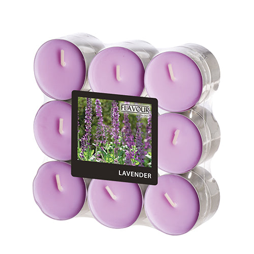 Papstar 10x 18 "Flavour by GALA" Duftlichte Ø 37,5 mm · 16,6 mm violett - Lavender