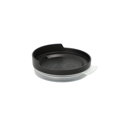 Papstar 8x 20 "Circulware by Haval" Mehrweg-Deckel für Trinkbecher PP rund Ø 8 cm · 2,5 cm schwarz inkl. Trinköffnung