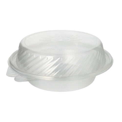 Papstar 4x 25 Feinkost- und Salatschalen mit Klappdeckel PP rund 950 ml 8,7 cm x 22 cm x 21,5 cm