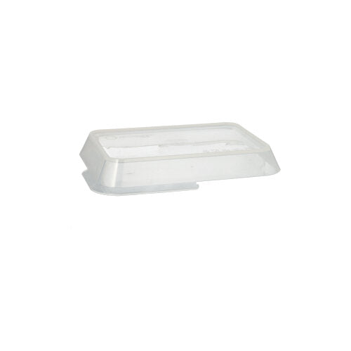 Papstar 6x 24 "Circulware by Haval" Deckel für Mehrweg-Schalen Mix & Match eckig 2,5 cm x 15,6 cm x 11,7 cm transparent