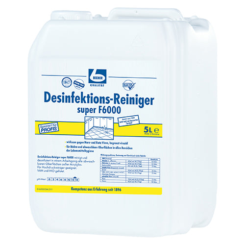 Papstar 1x "Dr. Becher" Desinfektions-Reiniger 5 l super F6000