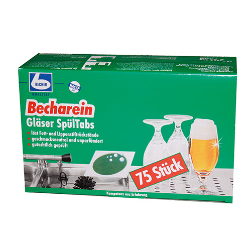 Dr. Becher 10x Becharein Gläser SpülTabs, Inhalt: 75Tabs