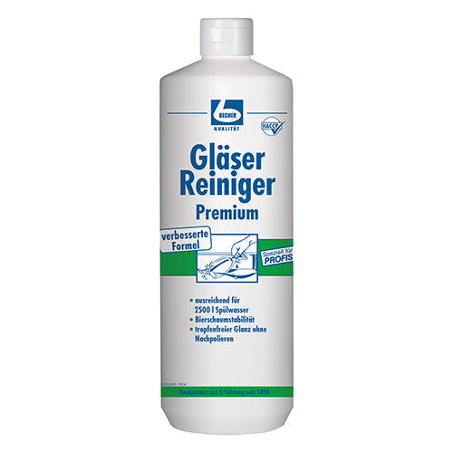 Dr. Becher 10x Gläser Reiniger "Premium", Inhalt: 1Liter
