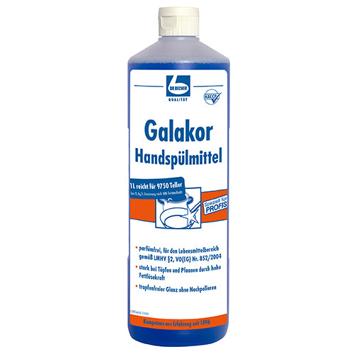 Dr. Becher 10x Handspülmittel "Galakor", Inhalt: 1Liter