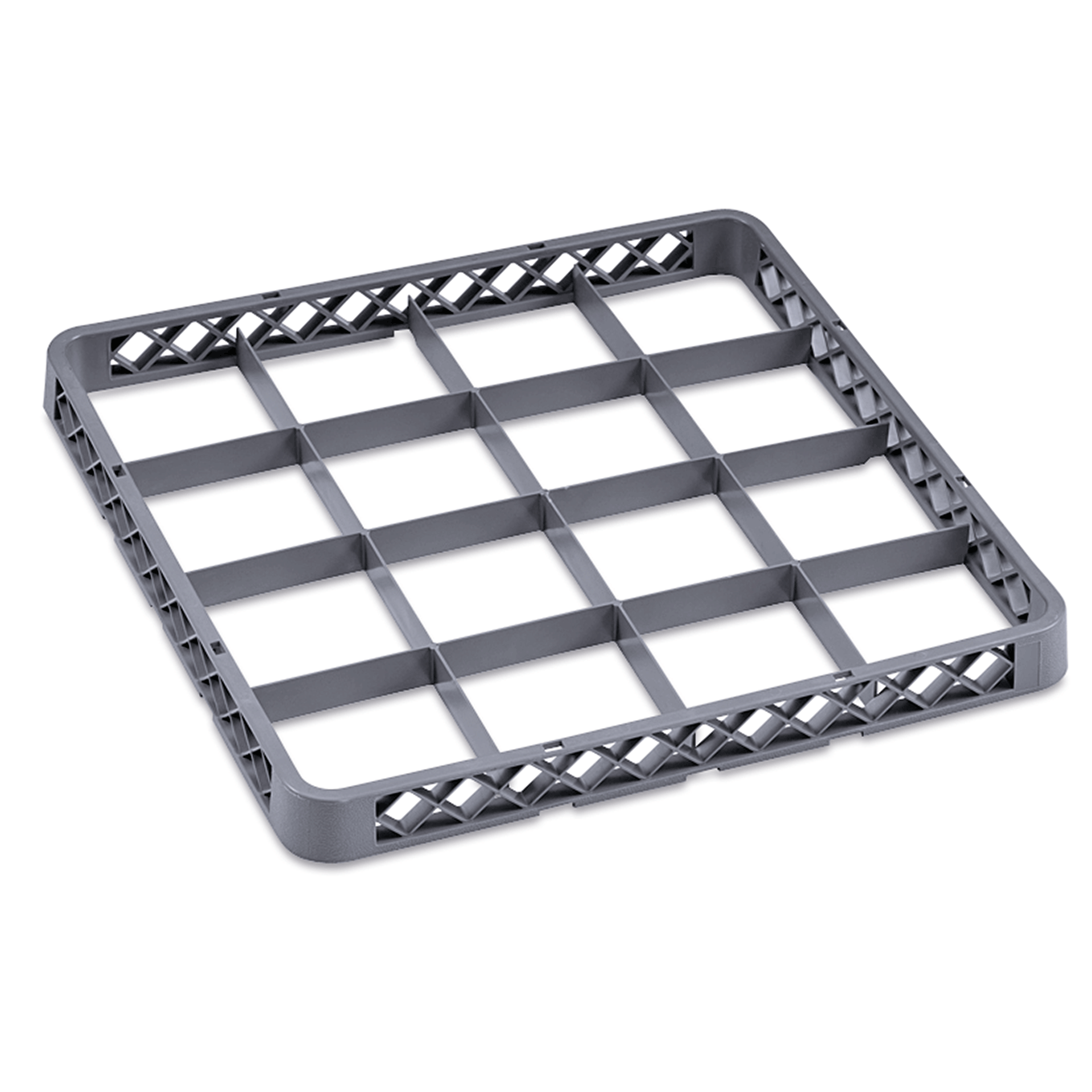 WAS Germany Tassenkorb Erweiterungselement, Serie: Dish Rack 98, Korbmaß: 50x50cm, 16 Einteilungen (9861016)