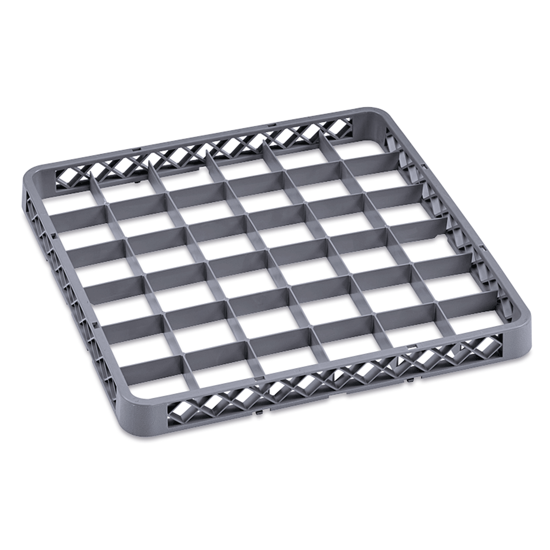 WAS Germany Gläserkorb Erweiterungselement, Serie: Dish Rack 98, Korbmaß: 50x50cm, 36 Einteilungen (9861036)