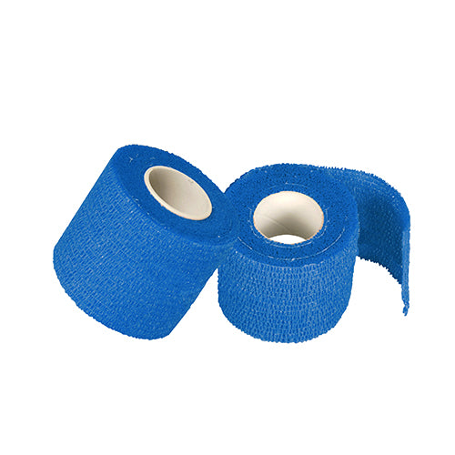 Papstar 12x 6 Rollen Pflaster, selbsthaftend 5 m x 5 cm blau