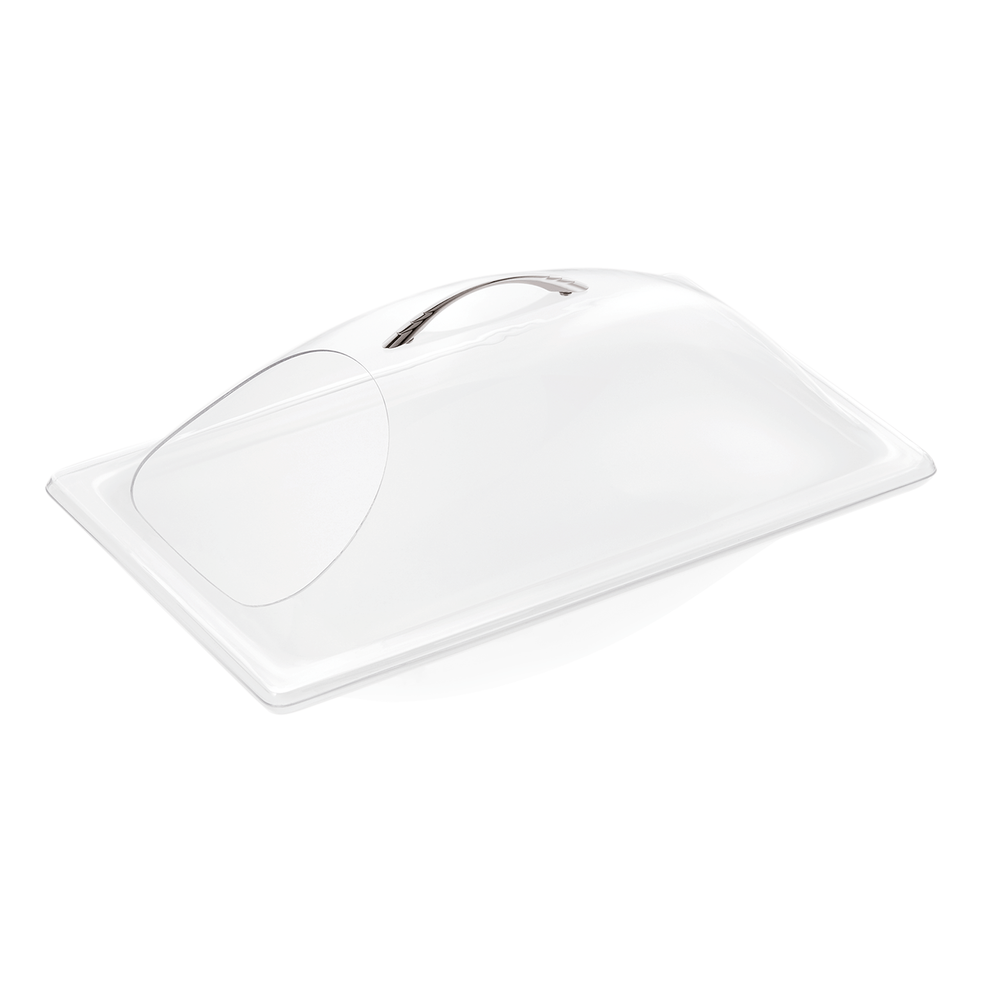 WAS Germany Kuppelhaube (GN1/1), 1 Seitenausschnitt, Polycarbonat, 53x32,5x13cm (9911001)