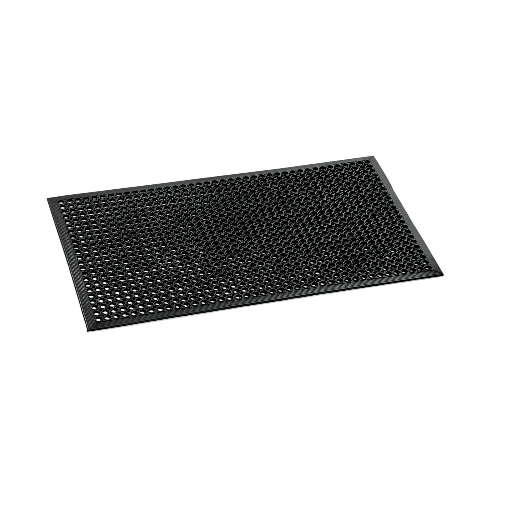 WAS Germany 1x Fußbodenmatte, 152 x 90 x 1 cm, schwarz, Rubber  (9980152)