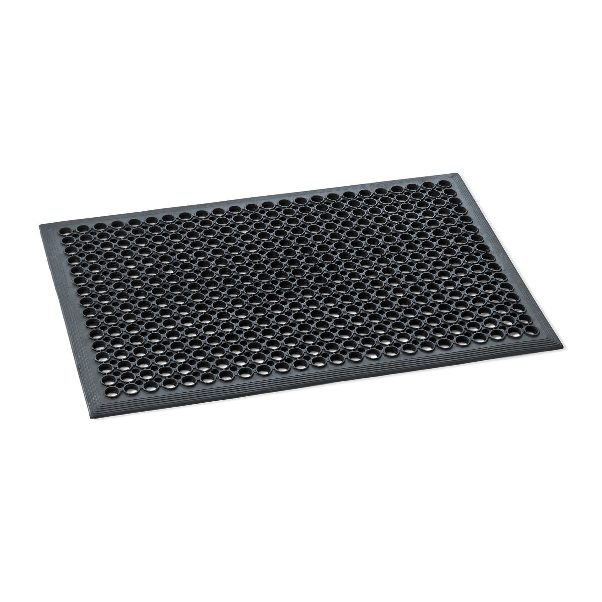 WAS Germany 1x Fußbodenmatte, 90 x 60 x 1,2 cm, schwarz, Gummi  (9980600)