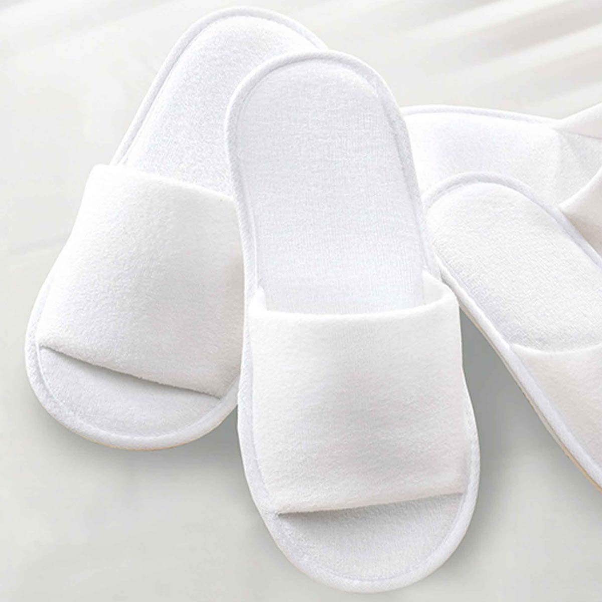 FBF Velour-Slipper offen, Standardgröße