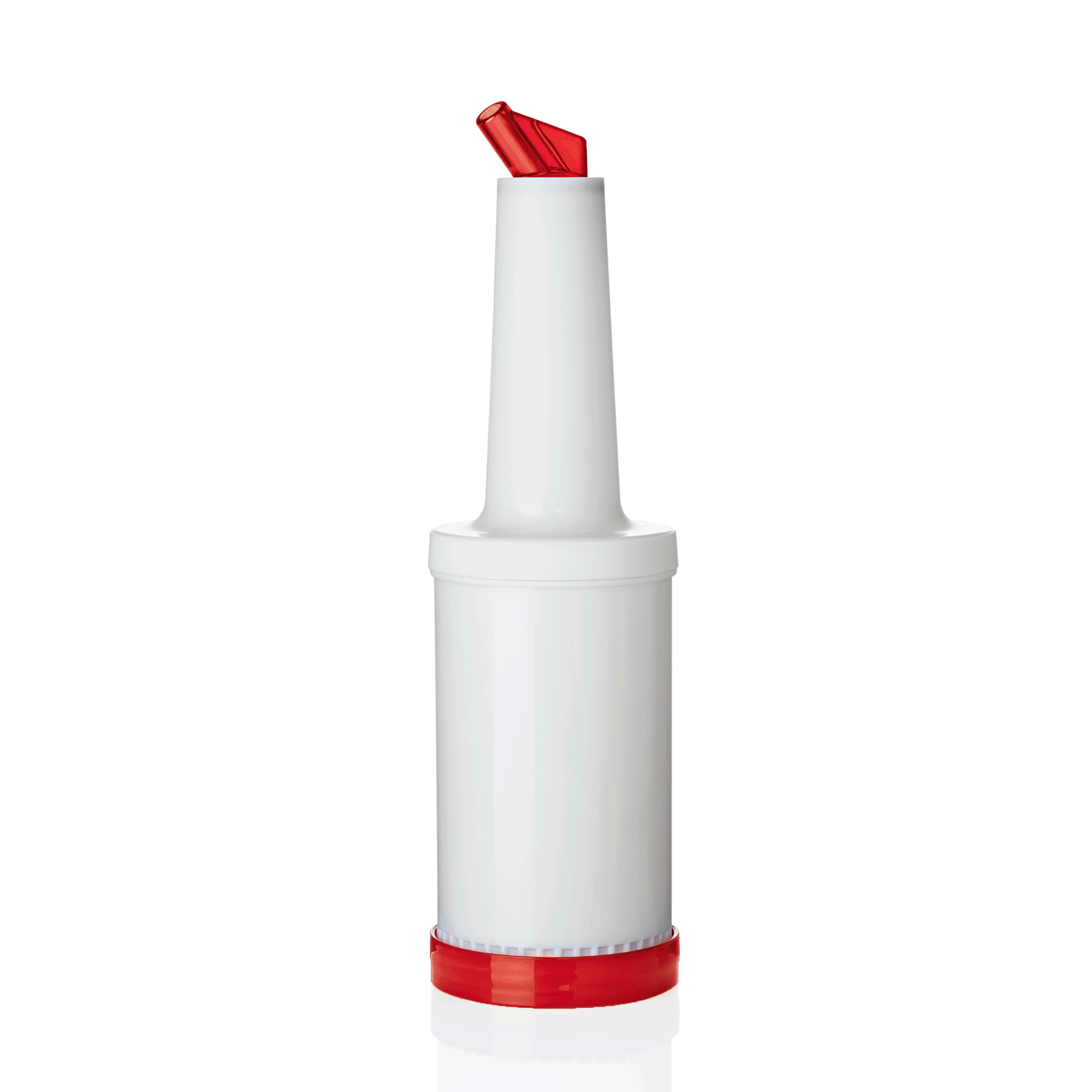 WAS Germany Dosier- und Vorratsflasche Speed Bottle, Polypropylen, Rot, Inhalt: 0,85L, Durchmesser: 9cm (9994003)
