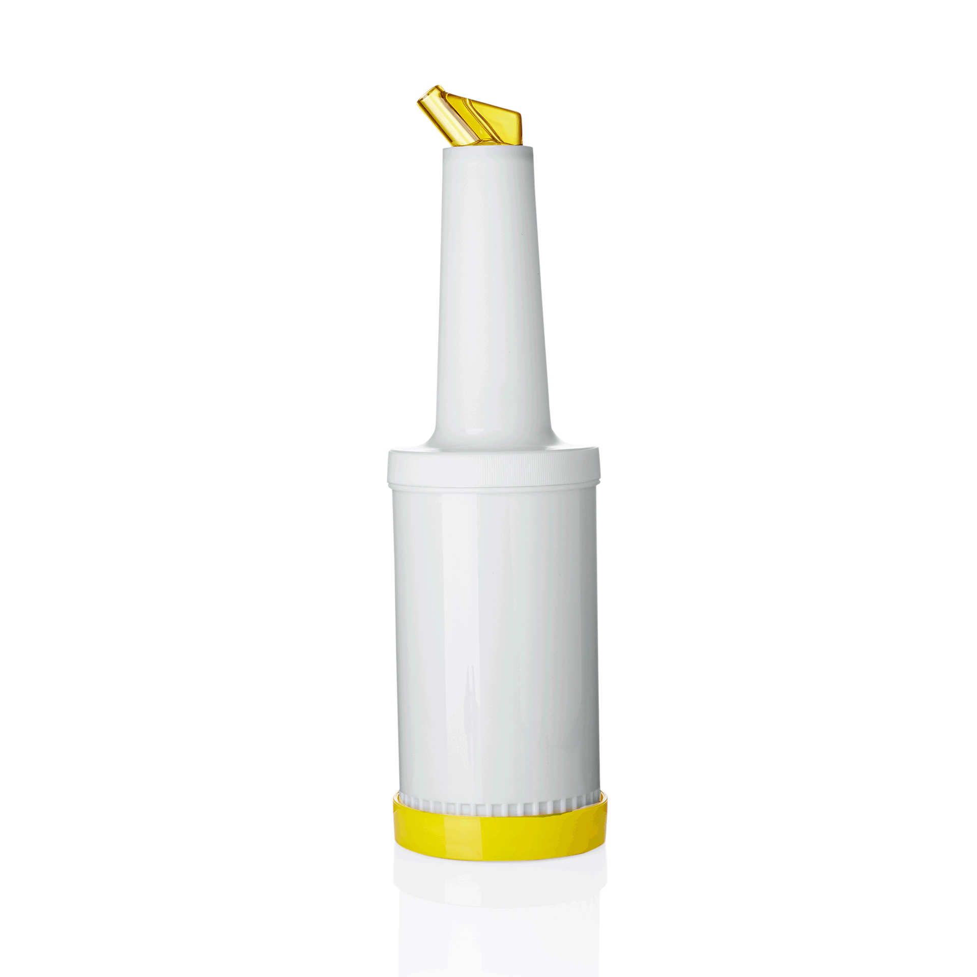 WAS Germany Dosier- und Vorratsflasche Speed Bottle, Polypropylen, Gelb, Inhalt: 0,85L, Durchmesser: 9cm (9994006)