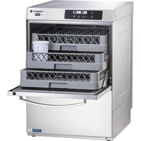 Stalgast Geschirrspülmaschine Aqua Digital inkl. Klarspülmittel- und Reinigerdosierpumpe, 400V, 6,5 kW